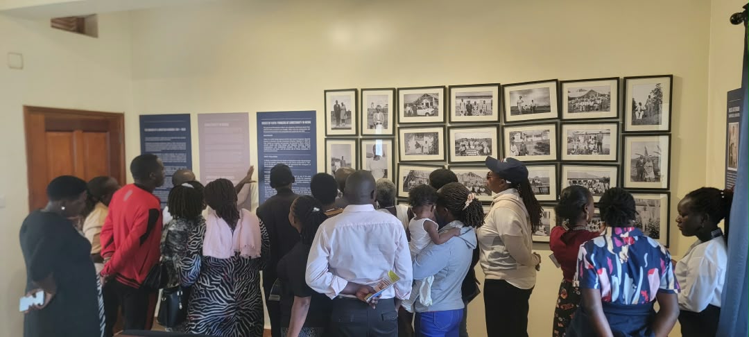 Group of guests touring Mugaba Palace Heritage Site in Mbarara, Uganda
