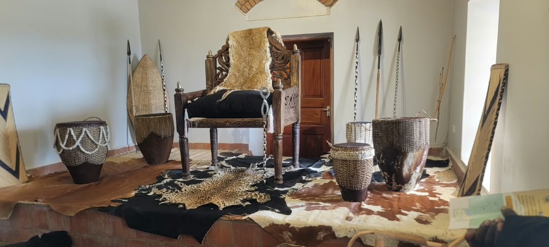 Traditional royal seat of Omugabe Kahaya II, former king of the Ankole Kingdom, at Mugaba Palace in Mbarara, Uganda